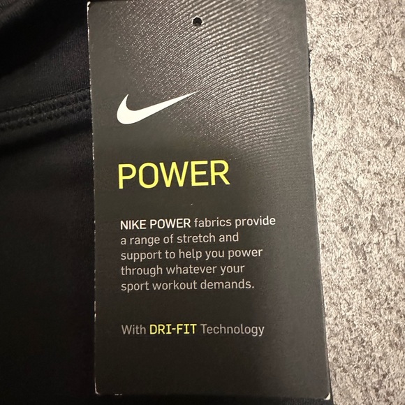 Nike Dri-fit Leggings. Running. Power. Pocket - Picture 3 of 6